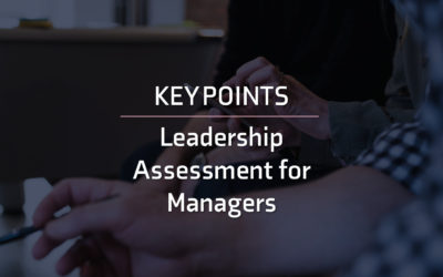 Key Points Leadership Assessment for Managers